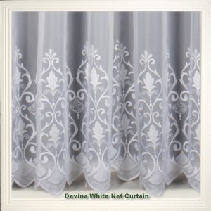 DAVINA WHITE  VOILE CURTAIN discontinued very limited stock available