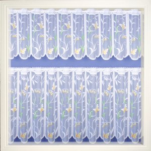 HAWAII GOLD HAND SRAYED CAFE CURTAIN only 24