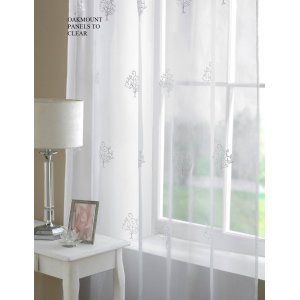 OAKMONT WHITE VOILE PANEL CLEARANCE