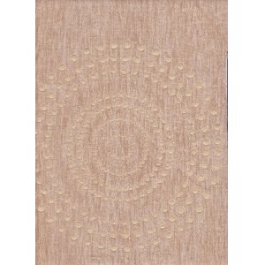 RODIN BILL BEAUMONT CREAM CHENILLE WITH GOLD CIRCLES PRICE IS PER METRE