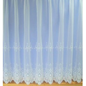 Eve White Voile Net Curtain