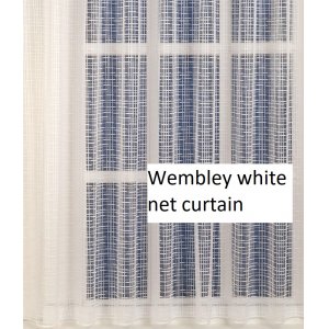 Wembley white net curtain Discontinued design limited stock