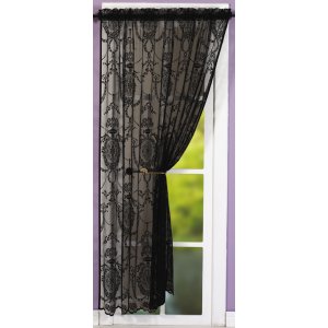 HOLLY BLACK LACE PANEL: