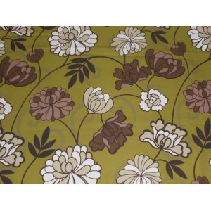 DUBAI 54 INCH WIDE FABRIC OLIVE COLOUR PRICE IS PER METRE ONLY 13 MTS LEFT ON ROLL