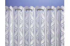 CORSICA PLEATED LACE BLIND white or cream