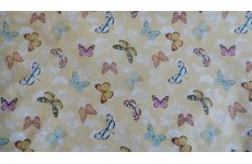 CREAM BUTTERFLY  WIPE CLEAN PVC PRICED  PER METRE CHANGE QUANTITY IN THE BOX 140CM WIDE