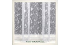 MADRID WHITE NET CURTAIN: priced per metre please note very limited stock left discontinued design
