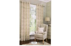 JULIET LINED EYELET CURTAINS 100% COTTON