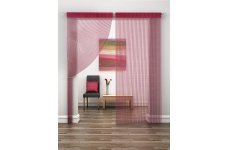 DAZZLE RED STRING CURTAIN PRICE IS PER PANEL 230CM DROP X 95CM WIDE