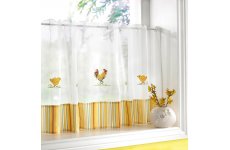 CHICKENS CAFE CURTAIN: width 60
