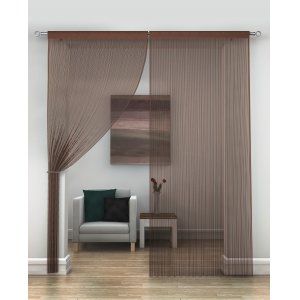 CHOCOLATE STRING PANELS PER PAIR