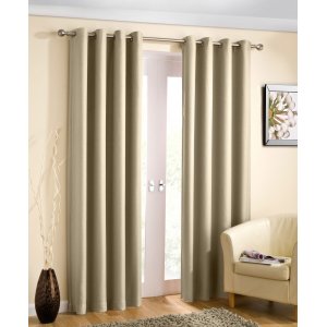 WILTON CREAM EYELET TOP CURTAINS