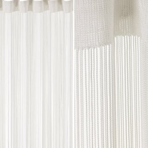 PLAIN WHITE STRING PANEL:90CM WIDE