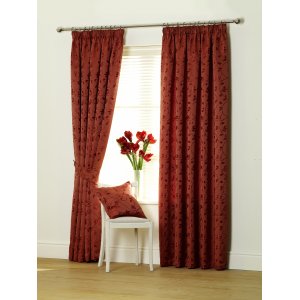 SHERWOOD TERRACOTTA CURTAINS: priced per pair