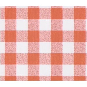 GINGHAM RED PVC TABLECOVERING JUSTWIPE: PRICED PER METRE