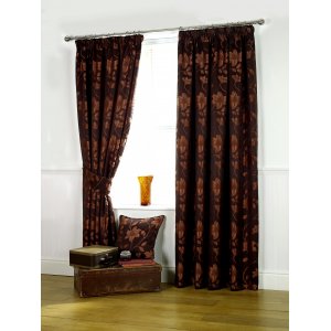 ORIENTAL COPPER LINED CURTAINS