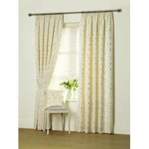 SUDBURY IVORY FULLY LINED CURTAINS