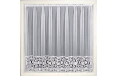 ZOE WHITE MACRAME LACE CURTAIN