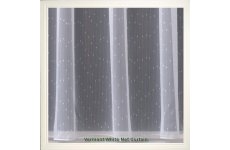 VERMONT WHITE NET CURTAIN  plese note discontinued design limited stock left