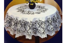 LACE TABLECLOTH, SQUARE, OBLONG OR ROUND