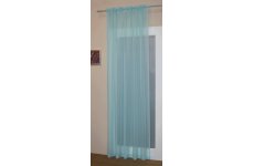 CHRISSY VOILE PANELS COLOUR AQUA SOLD IN PAIR EACH PANEL WIDTH IS 59