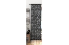 CHARLENE BLACK LACE PANELS 140CM WIDTH