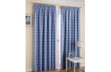 HIGHLAND NAVY READY MADE CURTAINS