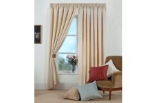 Tribecca lined taped top curtains