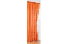 RICHMOND  ORANGE VOILE PANEL 60,S INSPIRED EACH PANEL 142CM WIDE