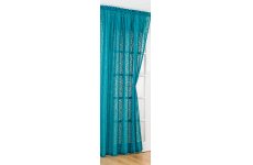 RICHMOND  TEAL VOILE PANEL 60,S INSPIRED EACH PANEL 142CM WIDE