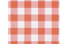 GINGHAM RED PVC TABLECOVERING JUSTWIPE: PRICED PER METRE