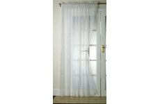 JEWEL WHITE/SILVER VOILE PANEL