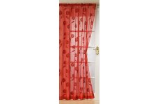 SOHO RED CURTAIN PANEL EACH PANEL 150CM WIDE