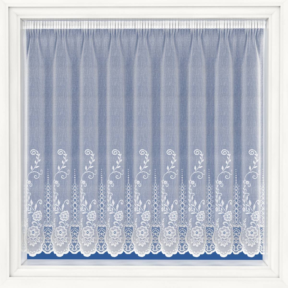 Aberdeen White Net Curtain - Net Curtain 2 Curtains